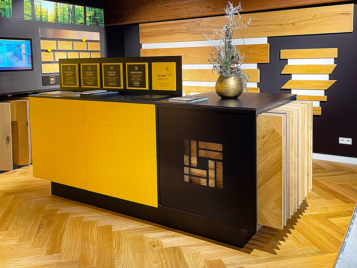 Weitzer Parkett Showroom in Bielefeld und Bad Salzuflen